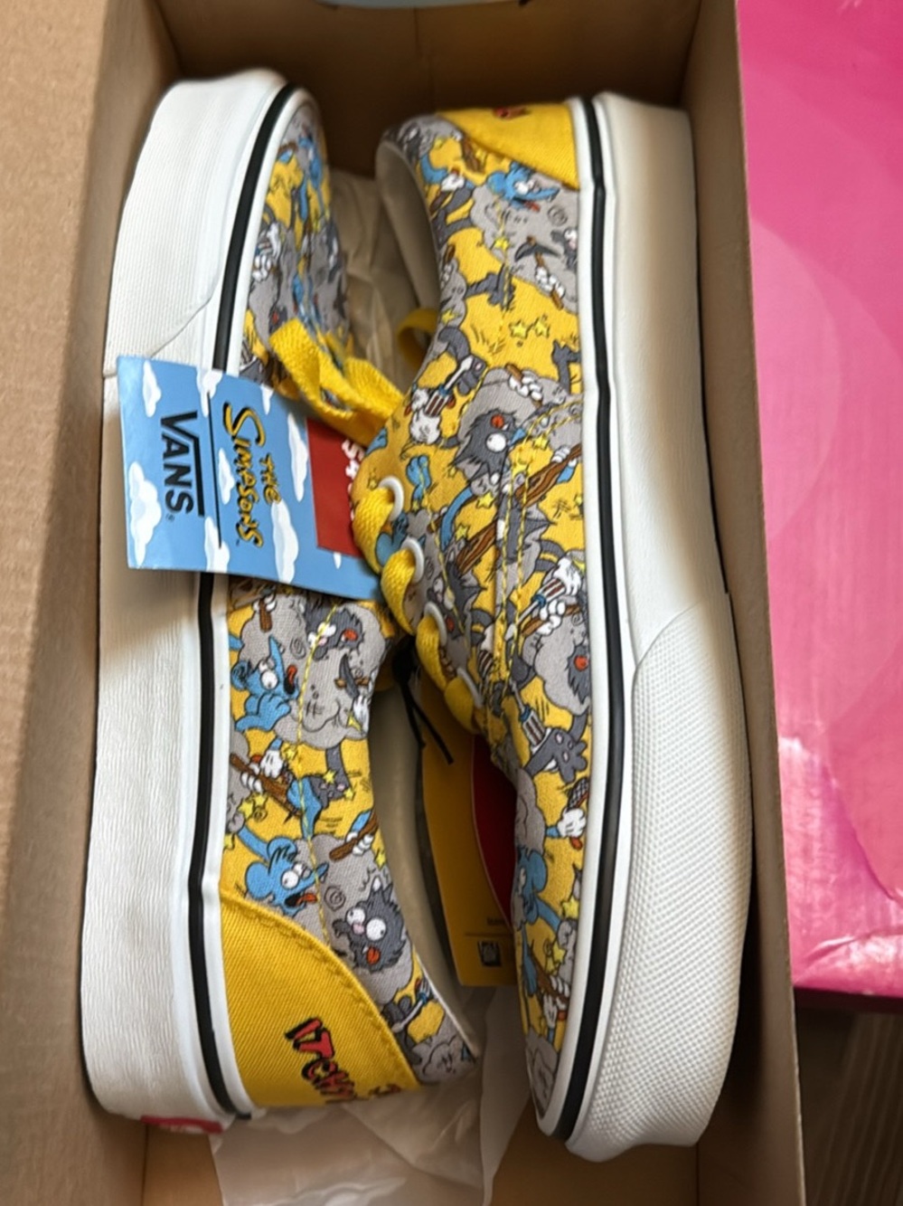 Vans Multicolor Cartoon Print Shoe Box Artwork